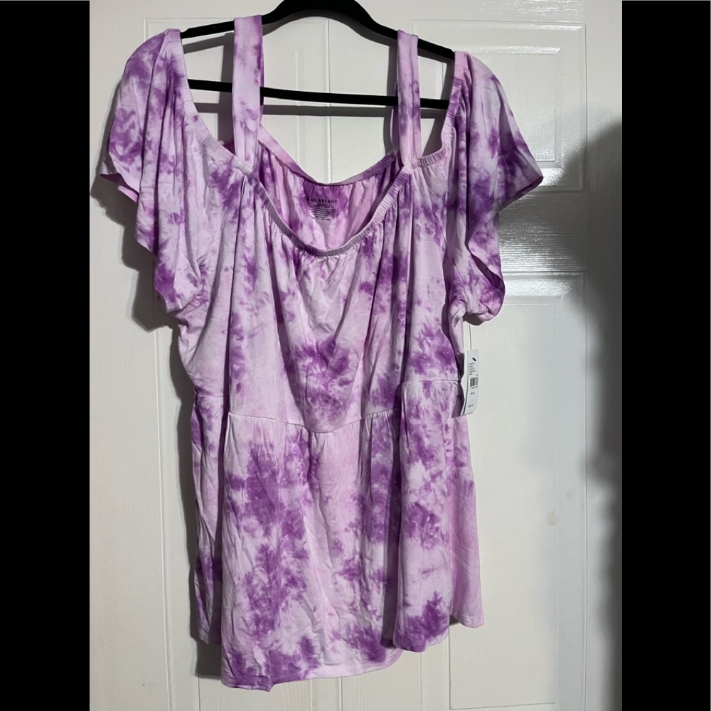 2/$20 ❤️ NWT Lane Bryant cold shoulder tee 26/28